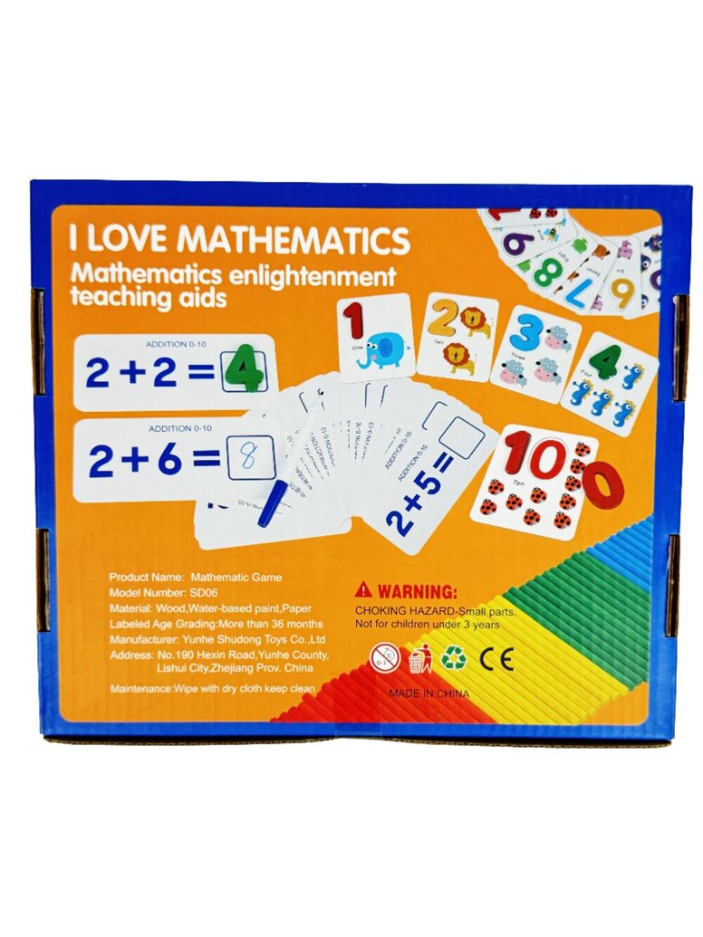 Montessori Wooden Math Learning Set, Addition & Subtraction Toy - Picture 12 of 16
